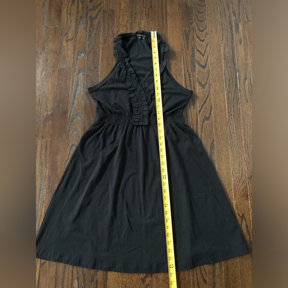 Theory Women’s S Razorback Ruffled V-Neck A-Line Cotton Dress - EUC! - Picture 5 of 9